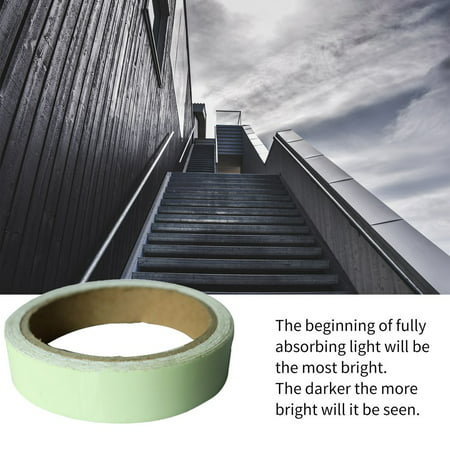 Details about   Glow in the dark luminous fluorescent night self-adhesive safety sticker tape CA